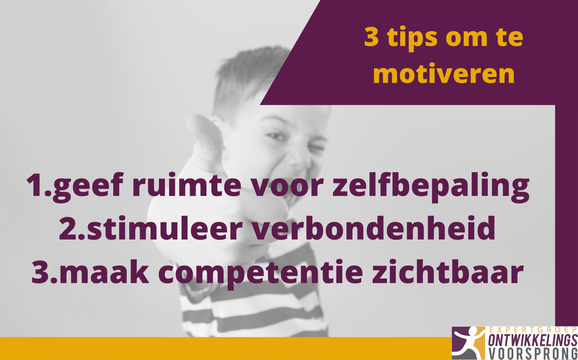 3 tips voor motivatie